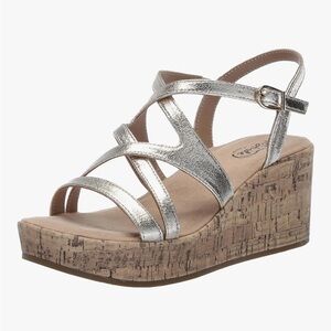 🌟 LifeStride Bailey Strappy Platform Wedge Sandals